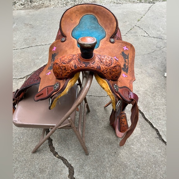 16” Corriente Roping Saddle - Picture 4 of 4